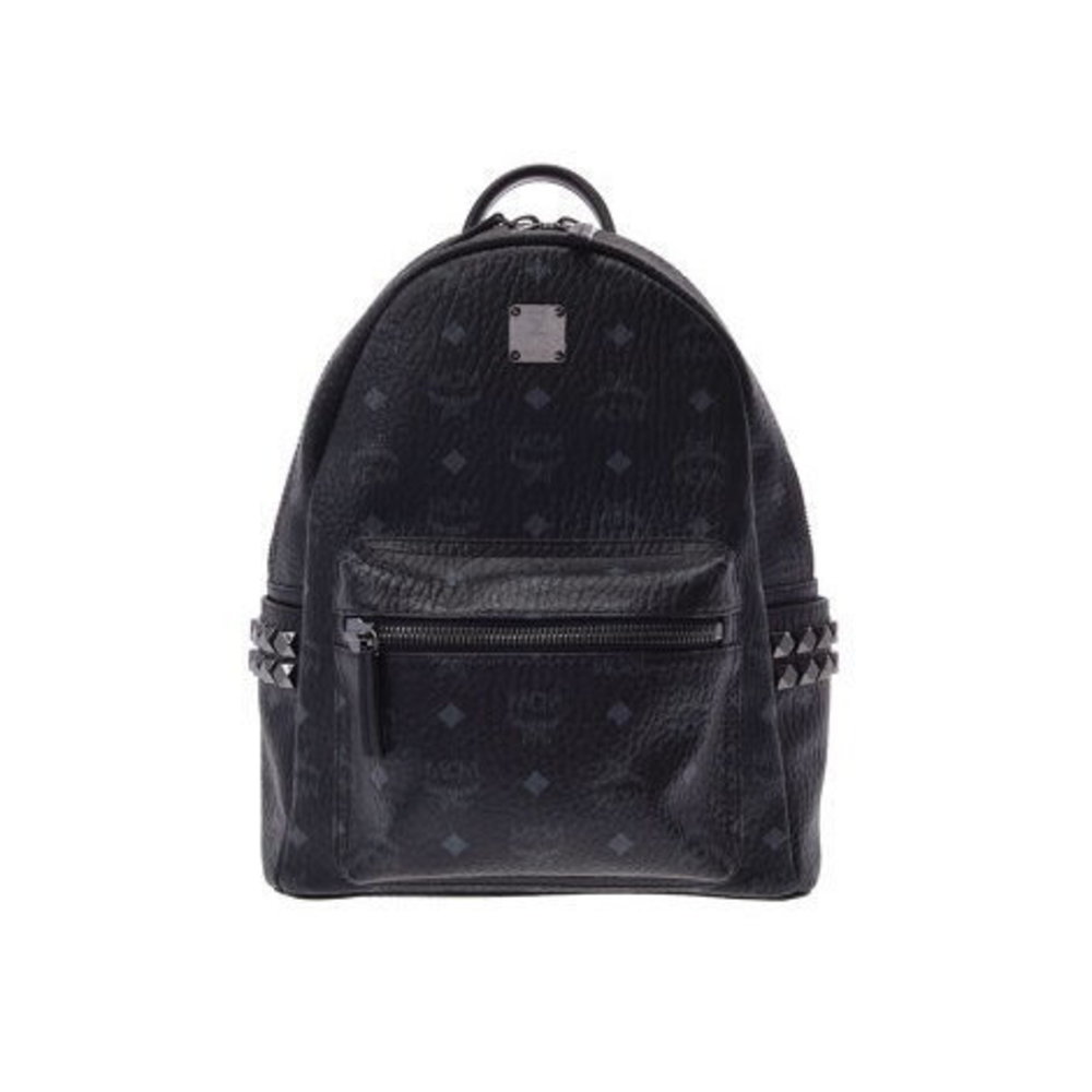 Mcm Backpack Rucksack Backpack Black Studs - image 1